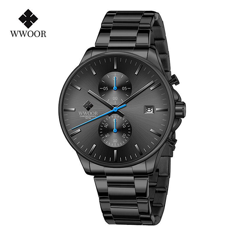 Wwoor Men's Functional Chronograph Wrist Watch