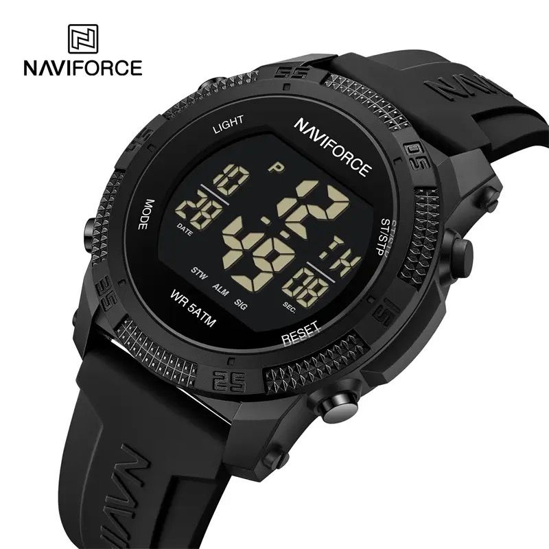 Naviforce Men's Digital 50M Waterproof classic wrist watch