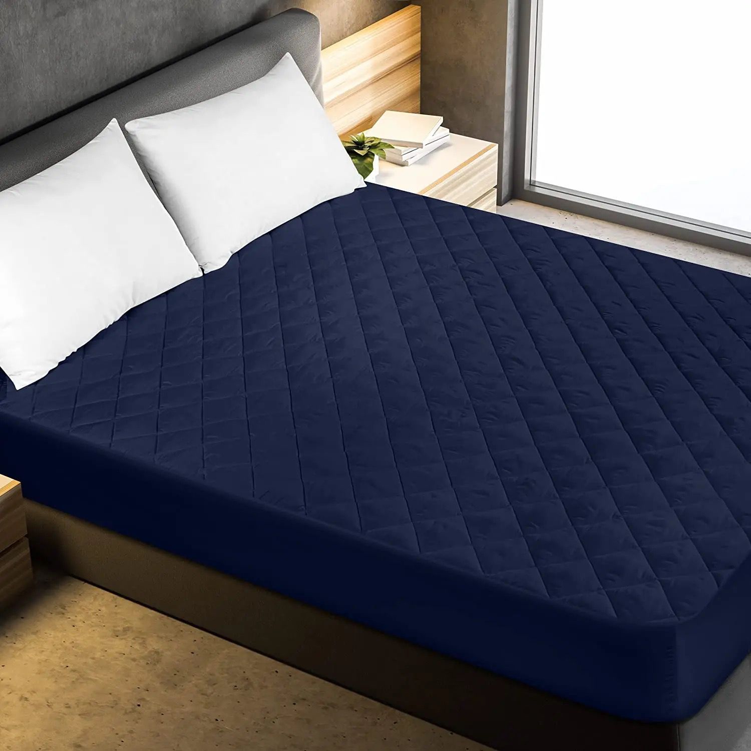 Quilted Mattress Protectors Waterproof Mattress Protectors Dustproof Comfort Mattress Protectors Pillows not Included 3*6 4*6 5*6 6*6ft