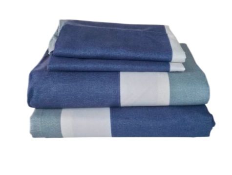 Quality Cotton Bed Sheet Set 2Bedsheets 2Pillowcases 5*6ft