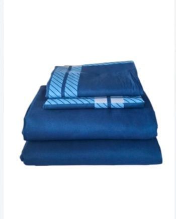 Quality Cotton Bed Sheet Set 2Bedsheets 2Pillowcases 5*6ft