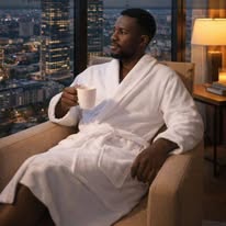 Bathrobes Fleece Bathrobe Long Shawl Collar Unisex Bathrobe