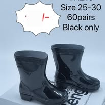 Kids PVC Rain Gumboots Sizes 25 to 36