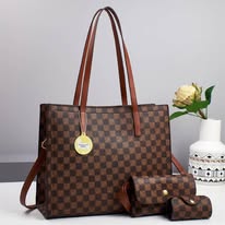 Women Handbags Fashion Women Shoulder Bags Official Bags 3Pcs