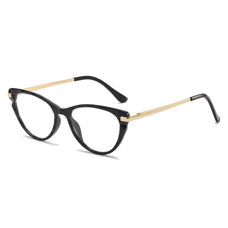 Photochromic Plastic Sunglasses Men Women Outdoor Travel Beach Vacation Computer Reading/Gaming/TV/Phone Glasses Retro Cat-Eye Frame Anti-Blue Light Eyewear
