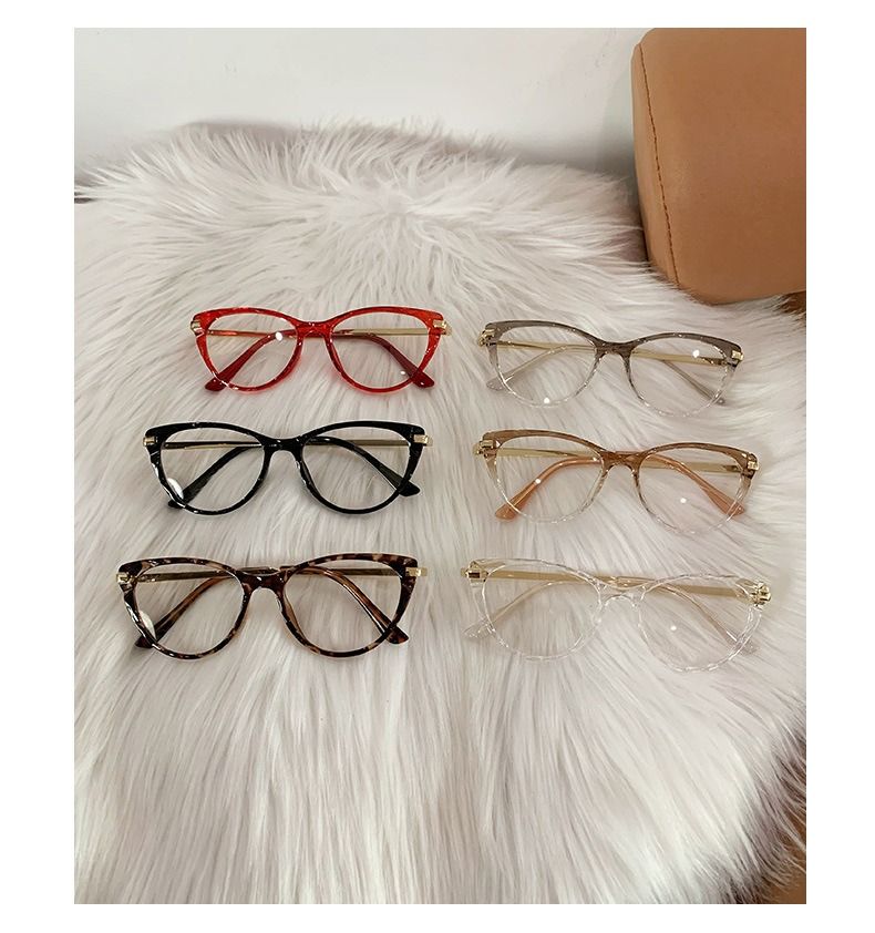 Photochromic Plastic Sunglasses Men Women Outdoor Travel Beach Vacation Computer Reading/Gaming/TV/Phone Glasses Retro Cat-Eye Frame Anti-Blue Light Eyewear