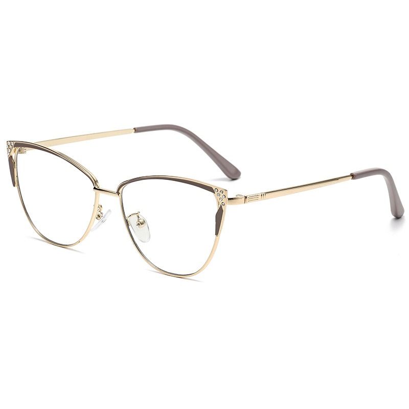 1pc New Women's Fashionable Ultra-Light Anti-Blue Light Photochromic Glasses