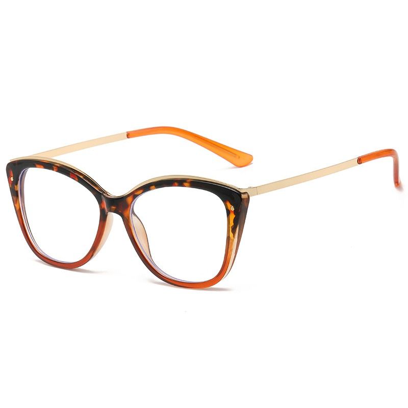1Pc 2025 New Anti Blue Light Blocking Trend Cat Eye Photochromic Glasses Fashion Eyeglasses Frame