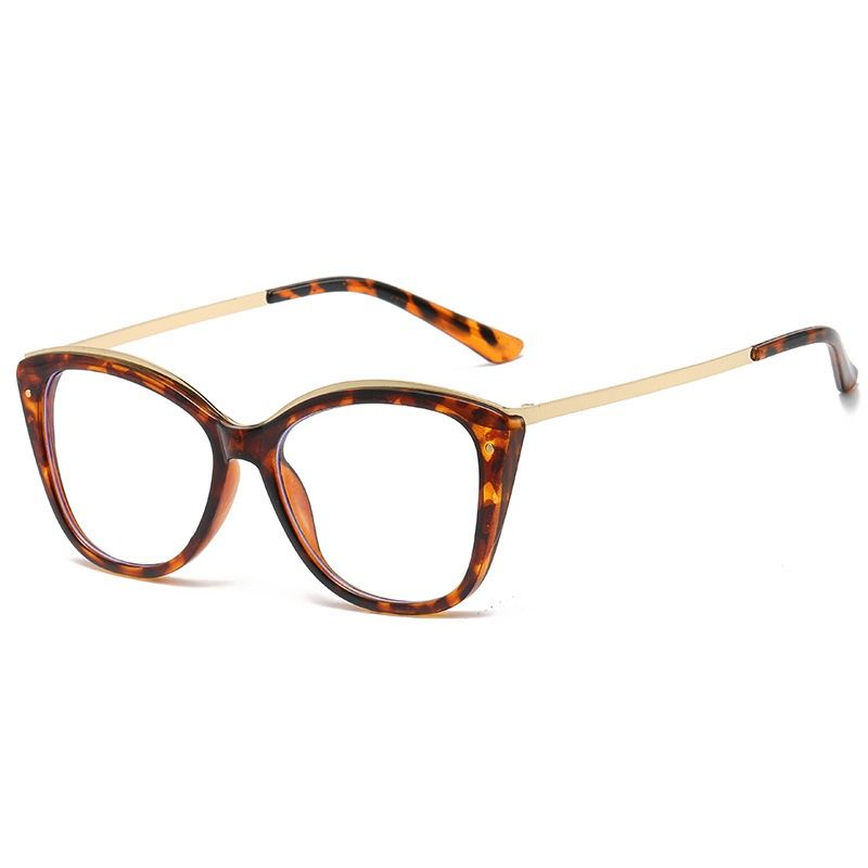 1Pc 2025 New Anti Blue Light Blocking Trend Cat Eye Photochromic Glasses Fashion Eyeglasses Frame