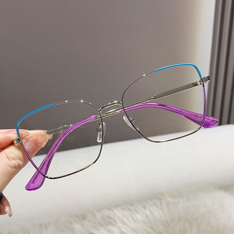 New Fashion Big Frame Computer Anti Blue Light Blocking Glasses Photochromic Glasses Chameleon Eyewear