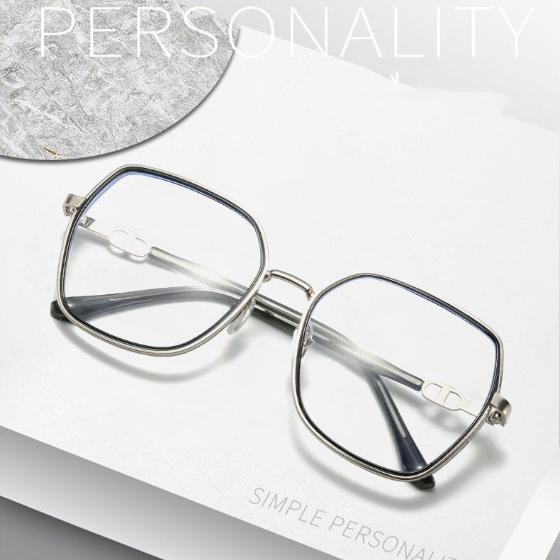 New Fashion Shiny Anti-Blue Light Glasses Eyewear Blue Light Blocking TR90 Eyeglasses Frames Woman Eyewear