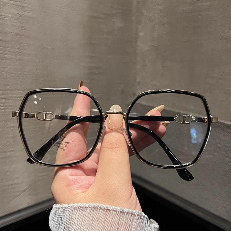 New Fashion Shiny Anti-Blue Light Glasses Eyewear Blue Light Blocking TR90 Eyeglasses Frames Woman Eyewear