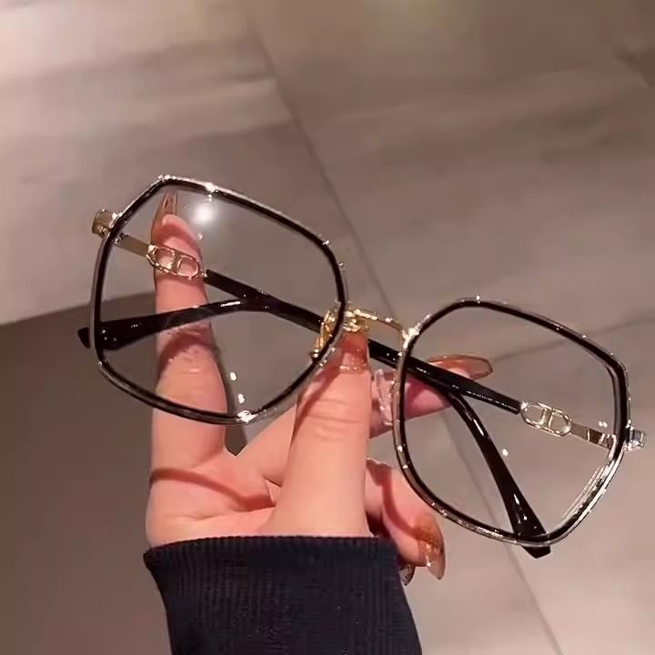 New Fashion Shiny Anti-Blue Light Glasses Eyewear Blue Light Blocking TR90 Eyeglasses Frames Woman Eyewear