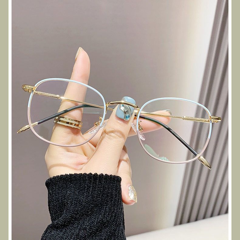 2025 New Arrival Women's Photochromic Anti-Blue Light Glasses Frame Metal Frame Optical Eyeglasses for Men