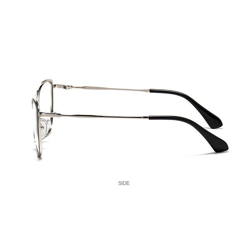 Cat Eye Spring Hinge Computer Photochromic Anti Blue Light Blocking Photocromic Eyeglasses Optical Glasses Frames