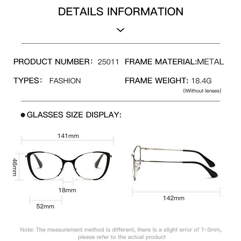 Cat Eye Spring Hinge Computer Photochromic Anti Blue Light Blocking Photocromic Eyeglasses Optical Glasses Frames