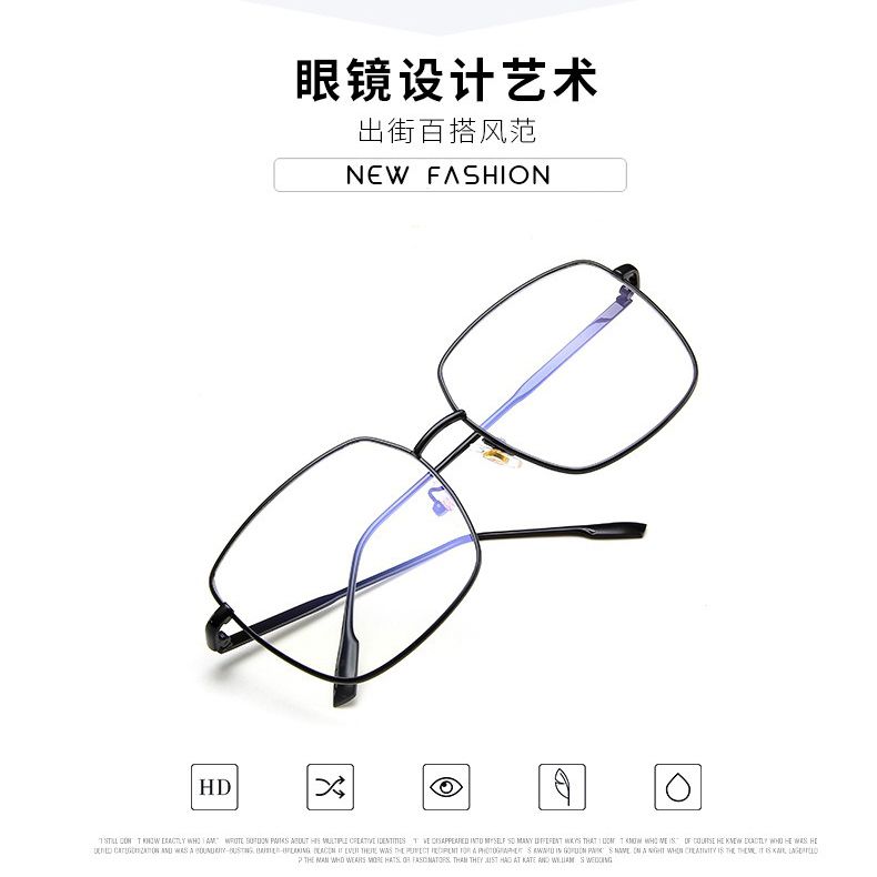 Polygon Metal Clear Eye Glass Frames Glasses Frame Men for Glasses Optical