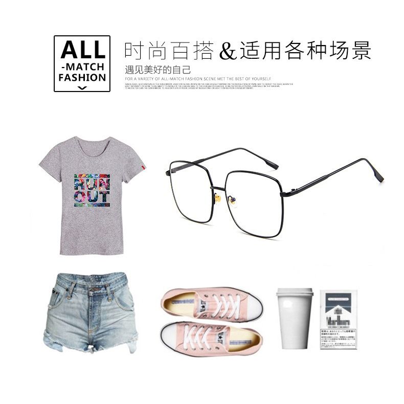 Polygon Metal Clear Eye Glass Frames Glasses Frame Men for Glasses Optical