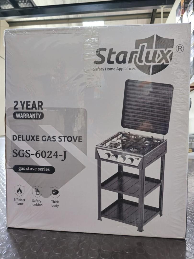 NEW  ARRIVAL starlux full gas standing cooker with shelves