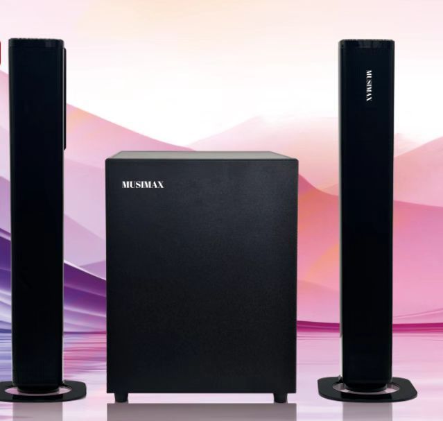 2 IN 1 LX-80  Woofer Home Theater System Speaker Systems Subwoofer USB/SD/FM Home Audio System with Remote Control