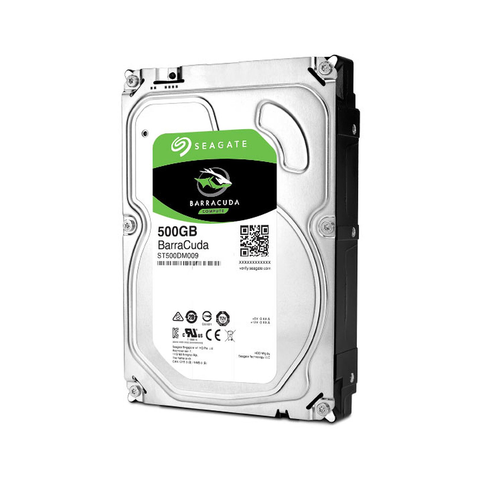 Seagate BarraCuda 500GB Internal Hard Drive HDD – 3.5 Inch SATA 6 Gb/s 7200 RPM 32MB Cache (ST500DM009) for Computer Desktop PC
