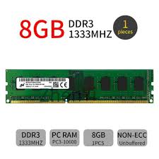 8GB DDR3 PC3-10600 1333MHz Desktop PC DIMM Memoria RAM 240 Pins