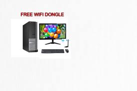 Dell 790 Desktop Computer SFF Core i5 8GB Ram (Memory)  500GB HDD,19 LCD  monitor, keyboard,Mice Windows 10 PC Complete set for Office,Home or Schools with free wifi dongle.