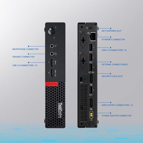Lenovo ThinkCentre M710q Tiny Desktop Intel i5-6700T Up to 3.60GHz 8GB RAM ,256GB  SSD, Pre Installed Win 11 Pro