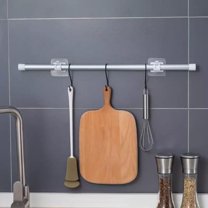 Curtain rod hooks with clamp