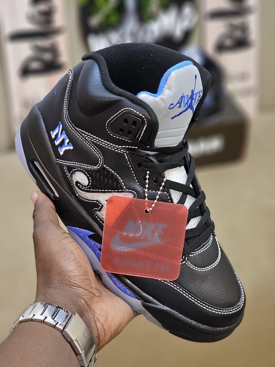 Generic Spot the New J5 “Racer Blue” Men’s Sneakers Shoes Power, Speed & Street Dominance