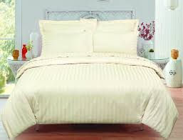 6x7 Striped Binded Duvet Cover Set – Premium Bedding with Bedsheet and Pillowcases, Elegant Design, Durable Stitching, Soft Comfortable Fabric, Perfect for All Seasons