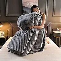 Single Velvet Woolen Duvet Soft Durable Luxurious Blanket for Peaceful Sleep Comfortable Cozy Bedding for All Seasons