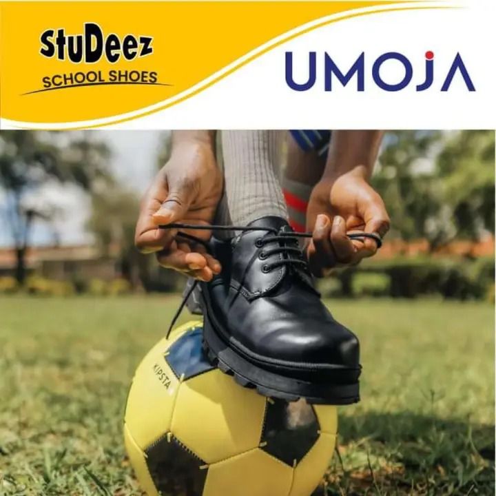 Studeez by Umoja Unisex School Shoes Pure Leather Durable Comfortable Official Uniform Wear for Boys and Girls
