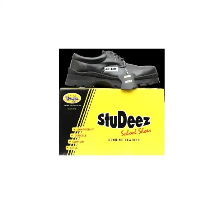High Quality Umoja Studeez Back To School Shoes Genuine Pure Leather Unisex for Girls and Boys Durable Comfortable School Wear