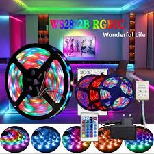 5m RGB LED Flexible Strip Snake Light Kit with Remote Controller, Color Changing Decorative Lighting for Bedroom, TV Backlight, Gaming Setup, Home Decoration, Party Ambience Lighting