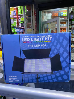 Led 4G Professional Photo & Video LED Light Kit Pro LED 600 Studio Lighting Panel with Dimmable Brightness, Adjustable Color Temperature Filters, High-Intensity 600 LED Light for Photography, Filming,