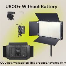 Universal Stand Professional Photo & Video LED Light Kit Pro LED 800 – Studio Lighting Panel with Adjustable Brightness, Color Temperature 3200K–6500K, for Photography, Filming, and Content Creation