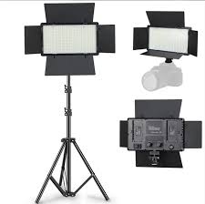 Universal Stand Professional Photo & Video LED Light Kit Pro LED 800 – Studio Lighting Panel with Adjustable Brightness, Color Temperature 3200K–6500K, for Photography, Filming, and Content Creation