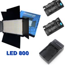 Universal Stand Professional Photo & Video LED Light Kit Pro LED 800 – Studio Lighting Panel with Adjustable Brightness, Color Temperature 3200K–6500K, for Photography, Filming, and Content Creation