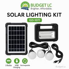 8017 SMART Solar Lighting Kit – 3 LED Bulbs, Torch, and USB Phone Charging – Complete Solar Home System with Control Unit, Built-In Battery, and Solar Panel for Indoor & Outdoor Use