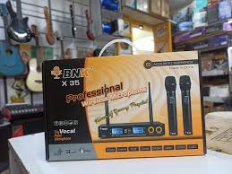 BNK X35 UHF Dual‑Channel Vocal Wireless Microphone System – Professional Dual Wireless Mics for Karaoke, PA, DJ, Parties & Live Performances