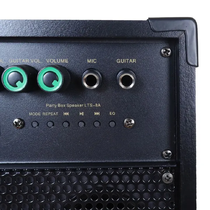 Tagwood LTS-8A Trolley Speaker – Portable Outdoor Bluetooth Speaker with Built-In Subwoofer, Rechargeable Battery, and Free Wireless Microphone for Parties, Events, and Entertainment