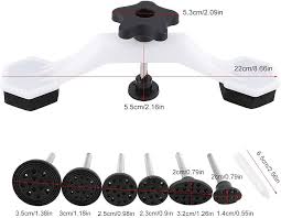 PDR Tools Kit Plastic Bridge Dent Puller Set – Paintless Car Body Dent Removal Hand Tools for Auto Repair, Professional & DIY Use