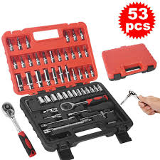 53-Piece Heavy Duty Mechanic Tool Set – All-in-One Automotive and General Repair Kit for Home, Garage, and Professional Use