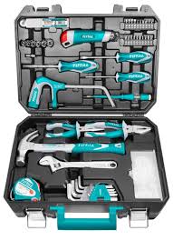 Total 130-Piece Comprehensive Tool Set – Complete Hand and Power Tools Kit for Home, Garage, Automotive, and DIY Projects