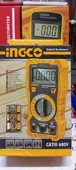 Ingco Digital Multimeter Heavy Duty AC/DC Tester Voltmeter High Quality for Accurate Electrical Measurement and Safe Home & Industrial Use