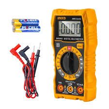Ingco Digital Multimeter Heavy Duty AC/DC Tester Voltmeter High Quality for Accurate Electrical Measurement and Safe Home & Industrial Use