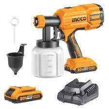 Ingco 450W Electric Spray Gun – High-Pressure Paint Sprayer for Home & Professional Use, Adjustable Nozzle, Efficient Indoor & Outdoor Painting Tool