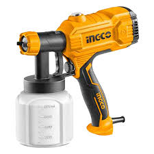 Ingco 450W Electric Spray Gun – High-Pressure Paint Sprayer for Home & Professional Use, Adjustable Nozzle, Efficient Indoor & Outdoor Painting Tool