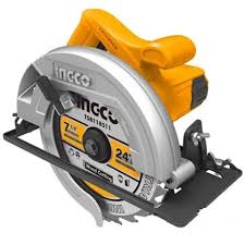 Ingco 1400W Industrial Circular Saw – High-Power Cutting Tool with Free TCT Saw Blade for Wood, Metal, and Heavy-Duty DIY or Professional Projects